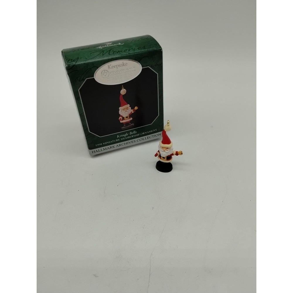 Hallmark Keepsake Miniature Ornament Collectors Club "Kringle Bells" 1998